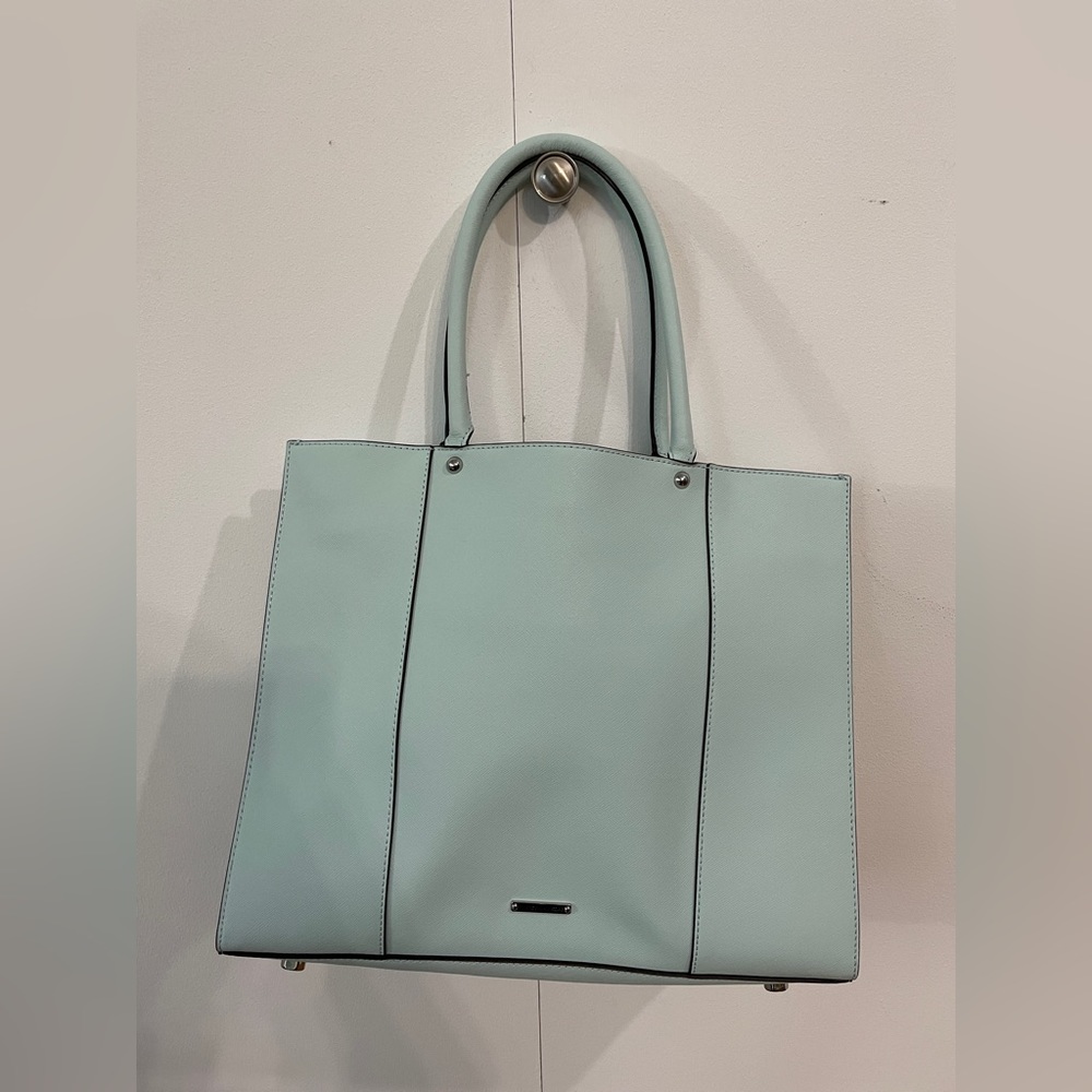 Rebecca Minkoff saffiano leather tote bag